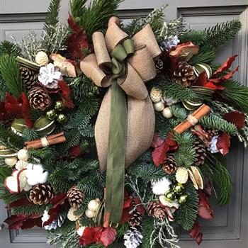 Warm Hearth Wreath