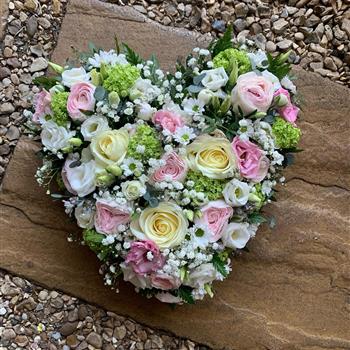 Pastel Funeral Heart 