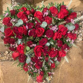 Ruby Rose &amp; Waxflower Heart Tribute