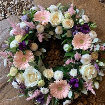 Pastel Dream Heart Wreath