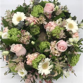 Blush &amp; Green Tribute Wreath