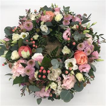 Peach &amp; Blush Tribute Wreath