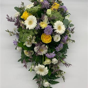 Yellow White &amp; Purple Single Ended Spray