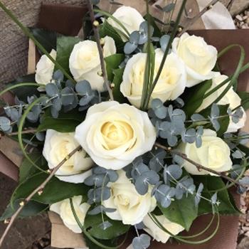 A Dozen White Roses