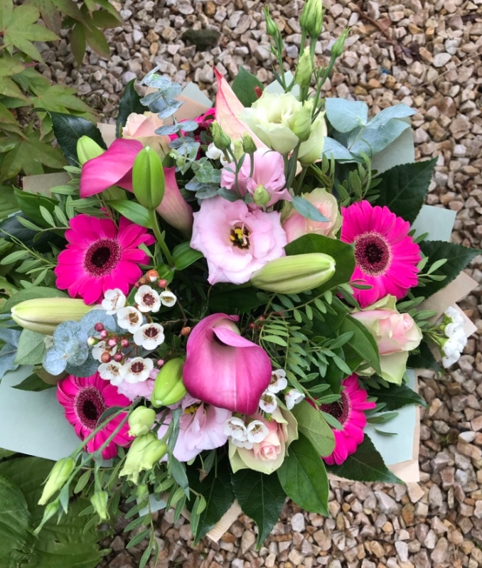 Florist Choice Pastel Handtied